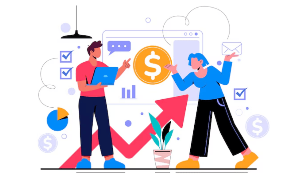 Search Engine Optimization benefits for business illustration