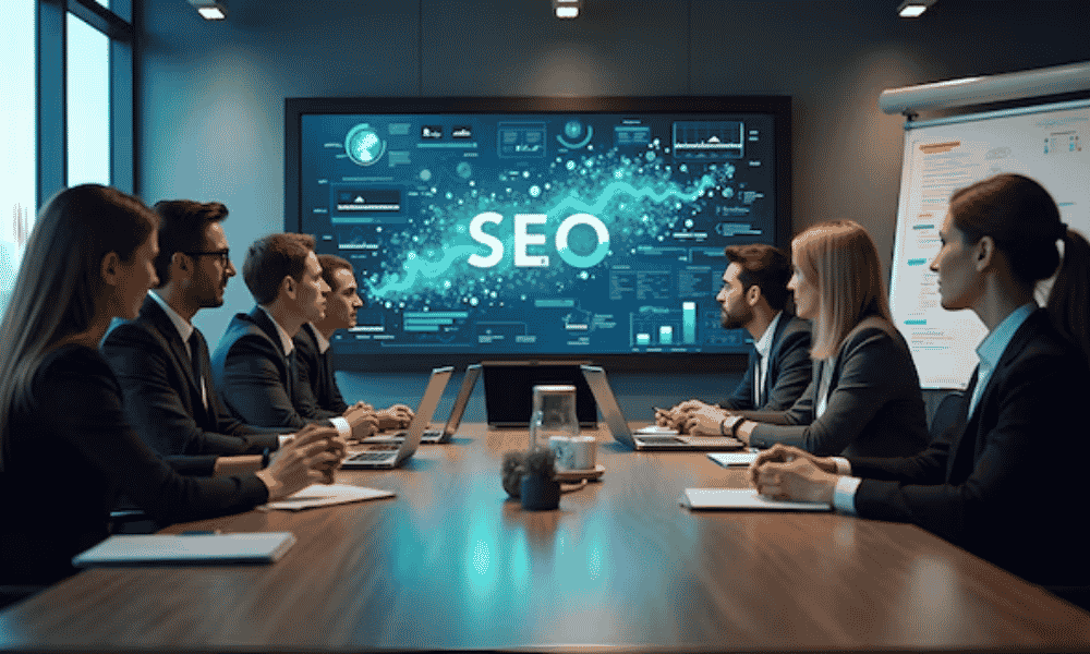 a conferenece about Best SEO companies in USA